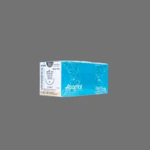 Catgut Crómico 0 75cm 1/2 Ahus. 37mm Gruesa - G3711-75