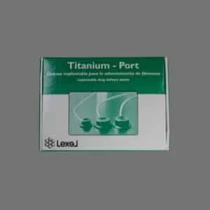 Puerto Implantable de Titanio de 5.5 FR Pediátrico y Neonatal LEXEL - PIP55FR